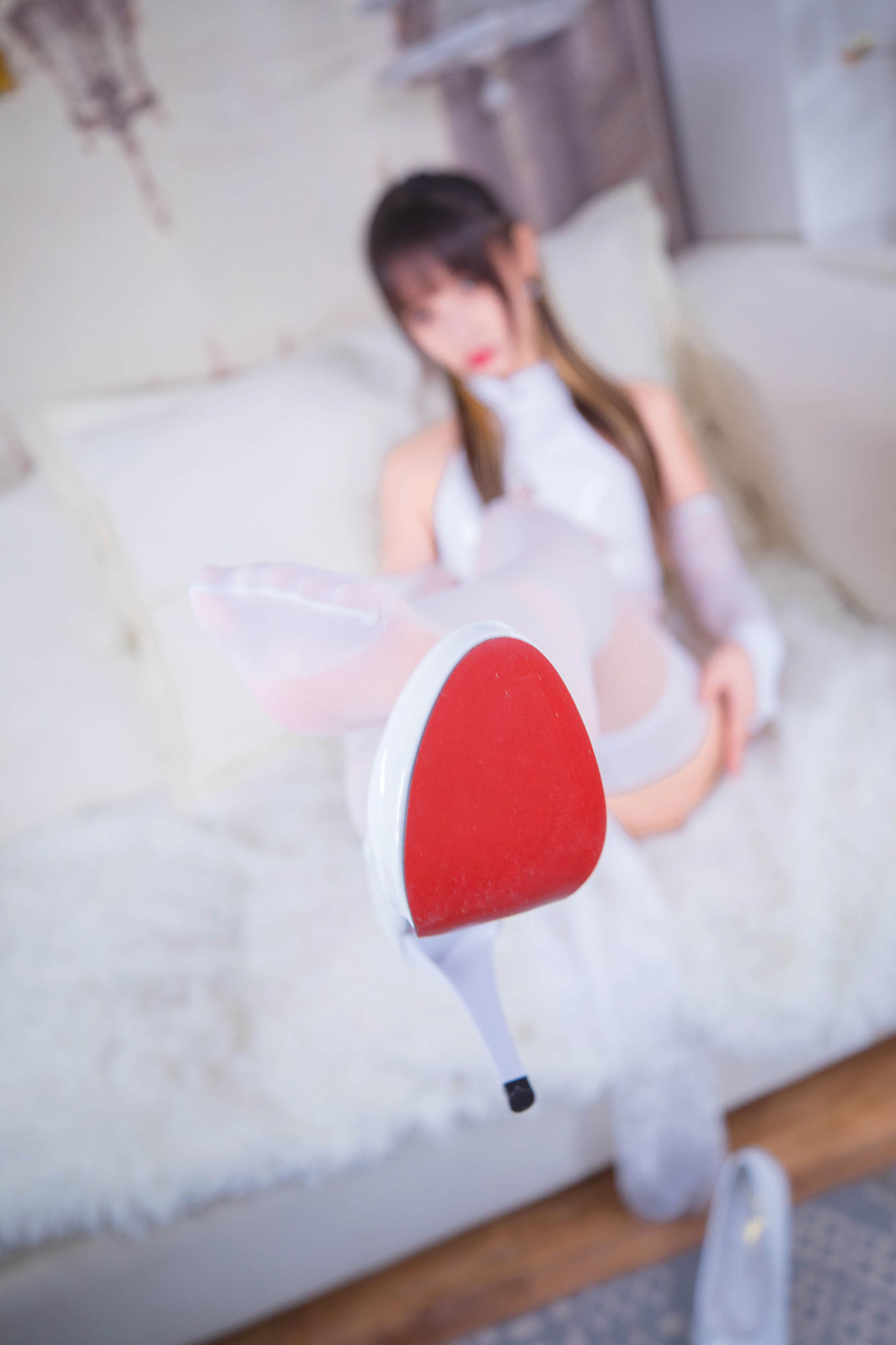 [网红COSER]萝莉神楽板真冬之風と月白旗袍插图6